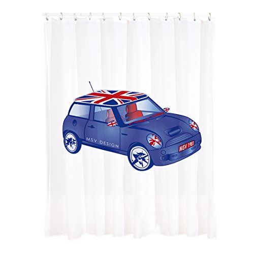 MSV Douchegordijn - Blauw