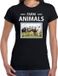 Bellatio Decorations Shoppartners Bv Dieren foto t-shirt Koe - zwart - dames - farm animals - cadeau shirt Kudde koeien liefhebber XS