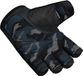 RDX Sports Gants de sport T2 - Mi-doigts Bleu - S