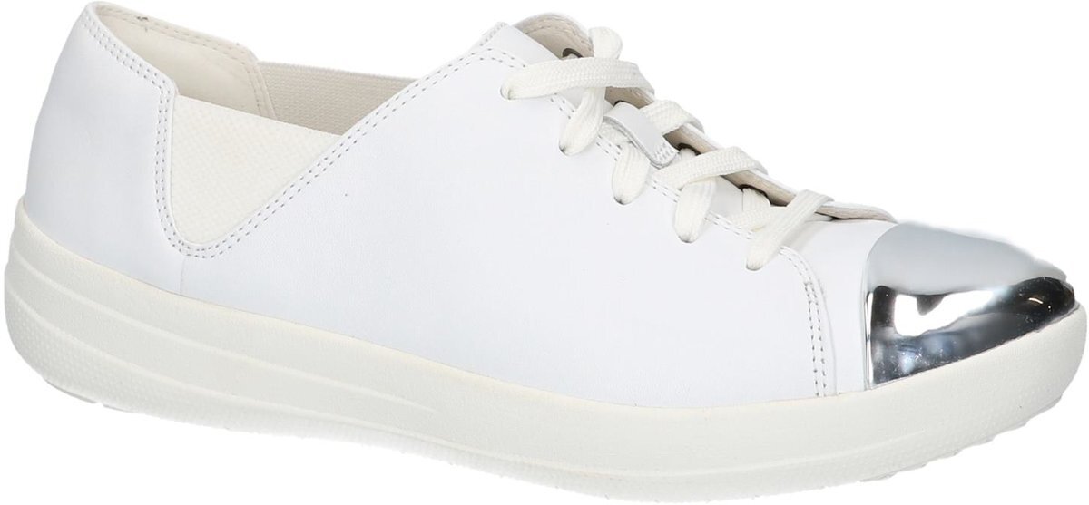 FitFlop - F-Sporty Mirror-Toe Sneakers - Sneaker laag gekleed - Dames - Maat 37 - Wit - I73-194 -Urban White Leather