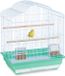 Relaxdays Vogelkooi klein - met accessoires - kanariekooi - binnen - groen