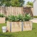 Maison Exclusive - Jardinière, 150x50 cm, bois massif, pin