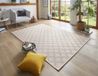 Tapeso Scandinavisch vloerkleed Dawn - crème 155x230 cm