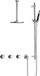 Hotbath Cobber X - CX7067 - Inbouw Regendoucheset - Chroom