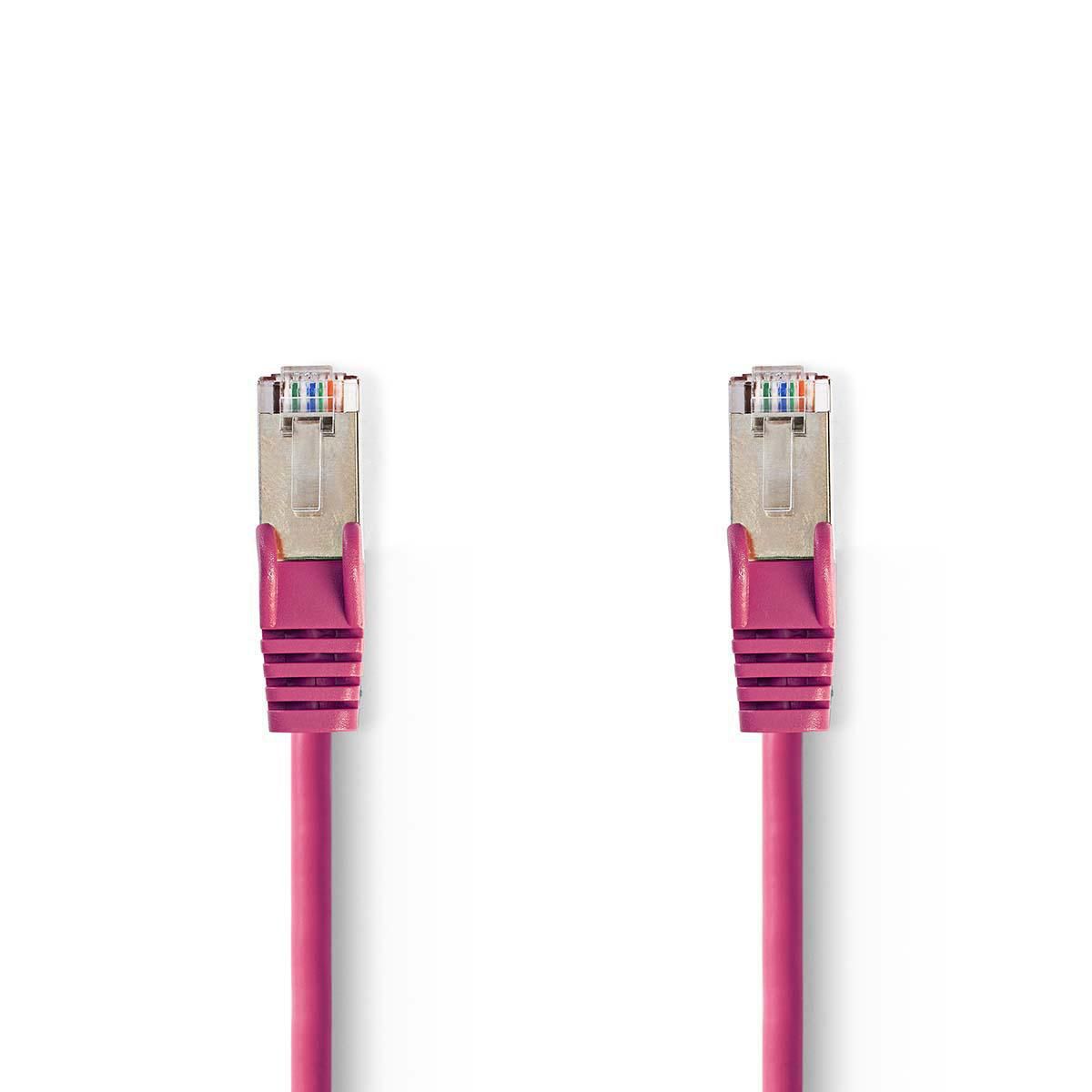 Nedis CCGP85121PK30 - Netwerkkabel - 3 m - Roze