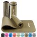 Tunturi NBR Yogamat met Draagtas - Fitnessmat Extra dik & zacht - Sportmat - Anti slip - 180x60x1.5cm - Legergroen
