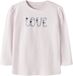NAME IT NMFOLINAS LS TOP PB Meisjes Lange mouwen shirts Cherry Blossom Maat 92