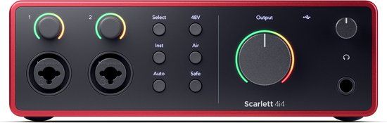 Focusrite Scarlett 4i4 4th Gen USB Audio Interface