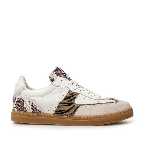 Floris van Bommel Minni 06.01 leren sneakers wit