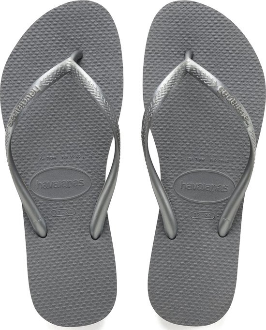 Havaianas Slim steel grey slippers dames