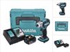 Makita DTS 141 RF1J visseuse sans fil 18 V 40 Nm 1/4" sans balai + 1x batterie rechargeable 3.0 Ah + chargeur + Makpac