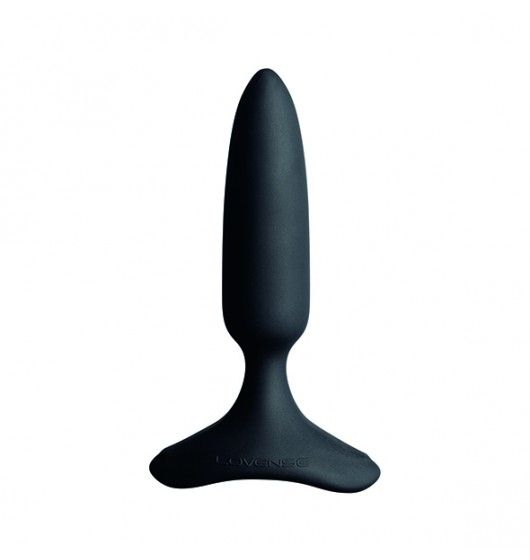 Lovense Hush 2 Buttplug - Zwart - Siliconen - 2.5 cm