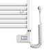 EMKE Accessoires voor handdoekdroger, 900 W, 6 modi, verwarmingselement voor droger, handdoek, radiator, badkamer, met thermostaat en timing, slot voor kinderen, wit