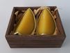 Set Citroen Kaarsen Set 2 stuks 10 cm