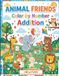 Animal Friends: Color By Number-Addition