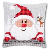 VERVACO Kerstman Kruissteek Kussen Kit Inclusief Cap