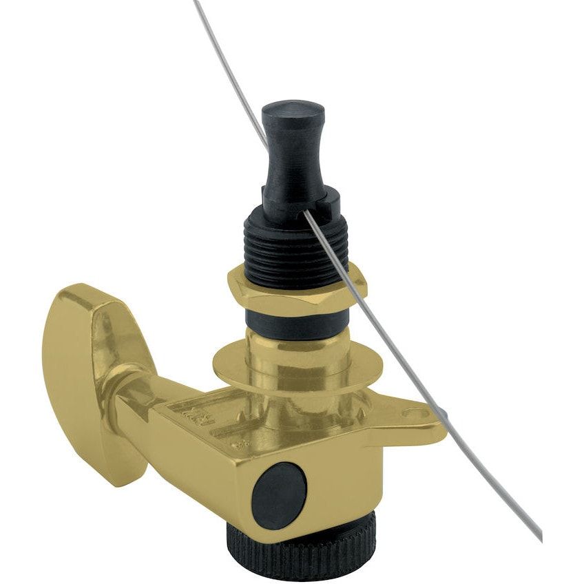 D'Addario PWAT-6R3 Auto-Trim Tuning Machines 6 In-Line set-up goud