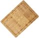 Shinrai Knives Luxe snijplank bamboehout kopshout 35 × 25 × 2.5 cm