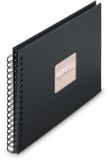 Spiraal-album Hama Spiraal fotoalbum - Fine Art - 28x24 - 50 pagina's - Zwart