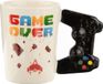 Puckator Game Over Mok met handvat - Aardewerk - Wit - 315 ml