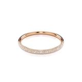 Swarovski Meteora Armband Rosé Goudkleurig Wit Kristal 17.3 cm