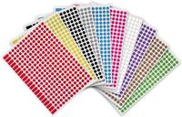 AVERY - 5880 zelfklevende tabletten, 8 mm, bedrukbaar, veelkleurig