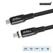 Microconnect MC-LS-USB4CC1.0 Câble USB USB4 Gen 3x2 1 m USB C 240 W Noir
