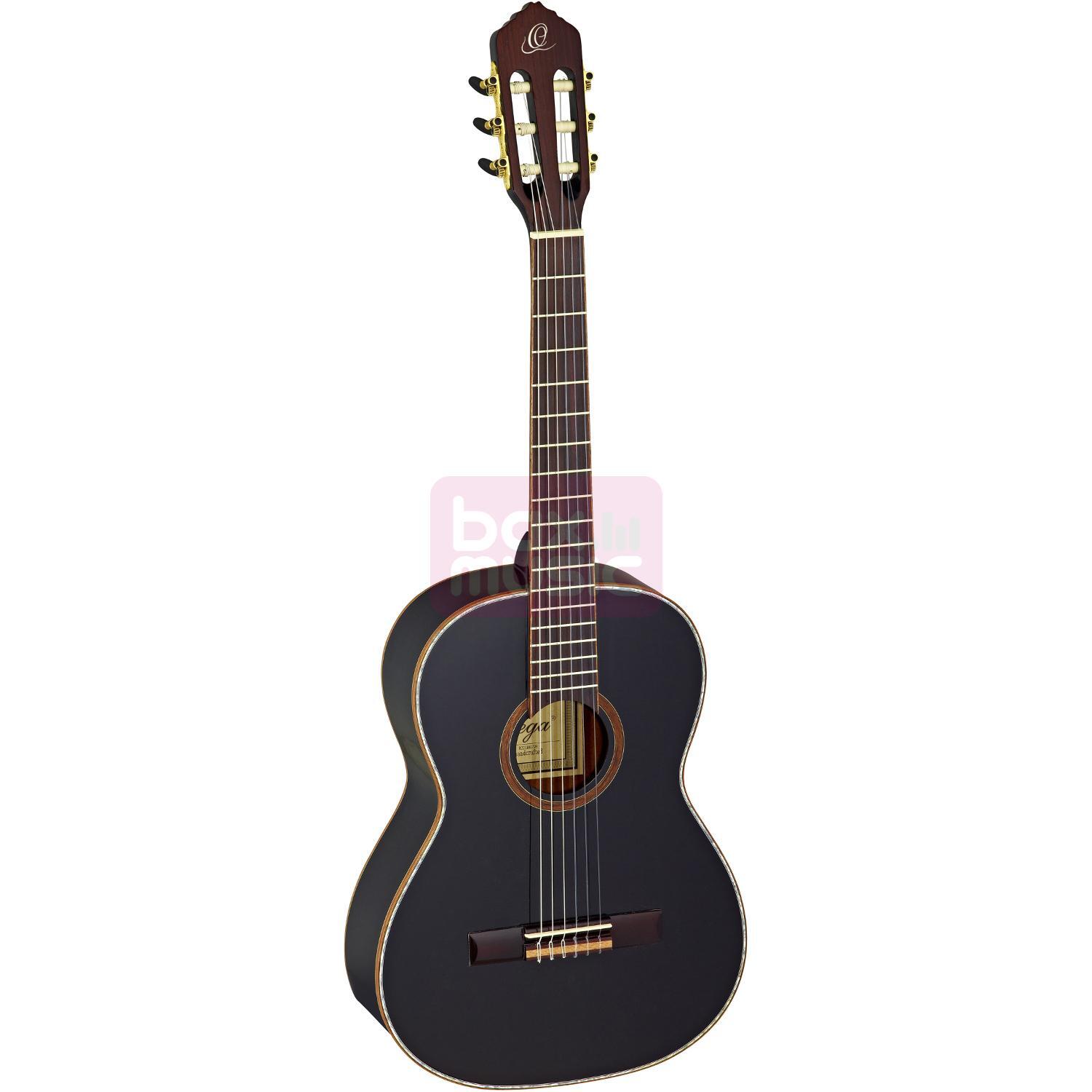 Ortega R221BK-7/8 klassieke gitaar zwart met gigbag