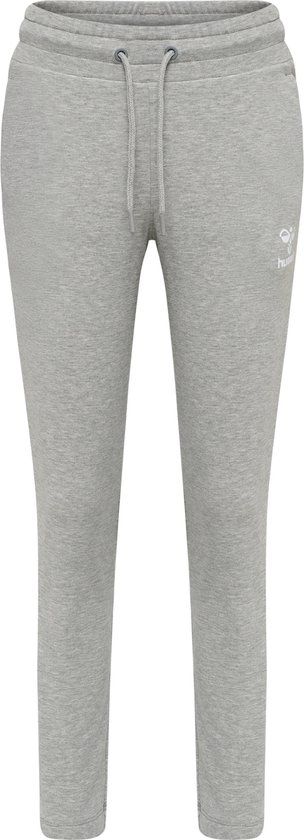 Hummel Dames Taps Toelopend Joggingpak Noni 2.1 Katoen Wit XS