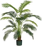 Kunstplant mica areca palm in pot groen | 2 stuks
