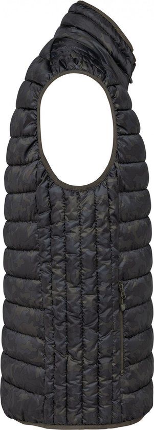 Kariban Men's Lightweight Sleeveless Down Jacket K6113 - Jungle Camo - S