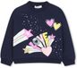 Billieblush Pull Love Bleu Taille 140