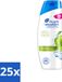 Head & Shoulders Apple Fresh Anti-Roos Shampoo - 1 liter - Voordeelverpakking - 25 stuks