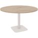 Eloise Table de réunion ronde 120 cm épaisseur 25 mm sur pied rond central