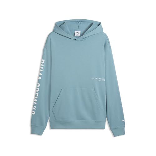 PUMA Grafische trainingshoodie voor heren L, Baltic Sea Blue