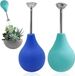 Arroseur à billes 224 ml - Arroseur verseur avec bec verseur en acier inoxydable - Bol d'irrigation en silicone pour petites plantes - 2 pièces