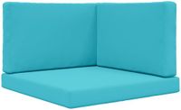 vidaXL Buitenbankkussen Polyester Turquoise 80 x 80 cm