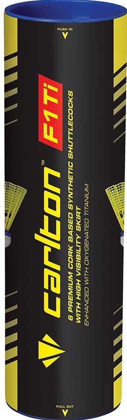 Carlton F1 Ti nylon badmintonshuttles