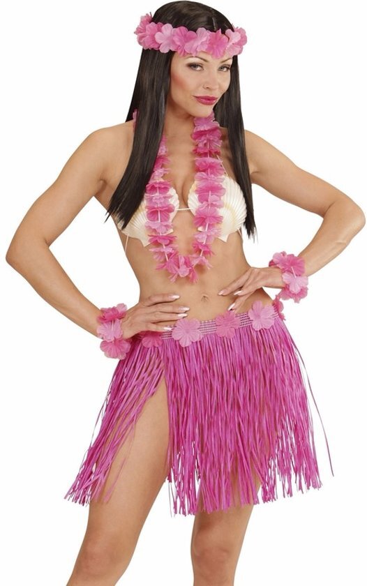 - Roze Hawaii verkleedset voor dames