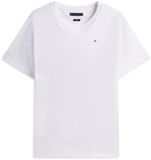 Tommy Hilfiger T-shirt Heren Ronde Hals Korte Mouw 3XL Gerecycled Katoen Wit