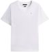 Tommy Hilfiger T-shirt Heren Ronde Hals Korte Mouw 3XL Gerecycled Katoen Wit