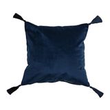Chic Home Velvet kussensloop CRISTIANO 45x45 cm marineblauw