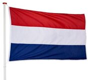 Nederlandse Vlag 200x300cm - Premium Kwaliteit - Polyester - Geschikt voor Buiten