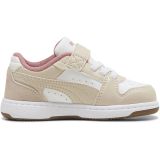 PUMA Rebound Slam Winter Safari sneakers, Blanc/Argent/Brun, Taille 19