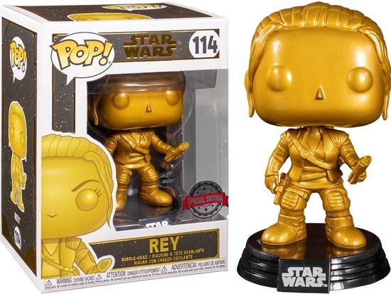 Funko POP! Star Wars Rey Gold metallic SE nr. 114