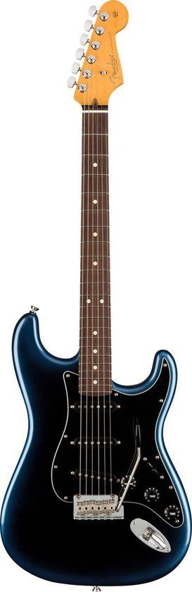 Fender American Pro II Stratocaster - Dark Knight RW - Electric Guitar - Blue