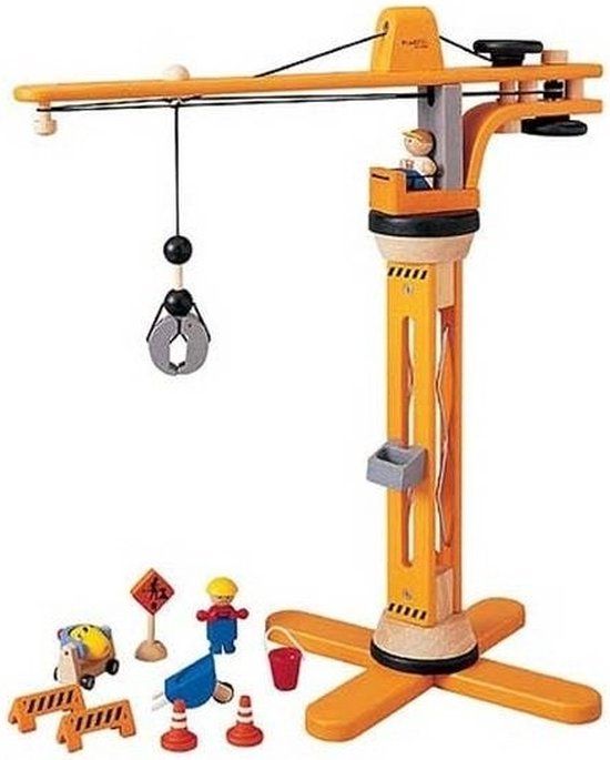 PlanToys Houten Kraanset
