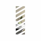 FLEXISTYLE Decoratieve spiegelstrepen, moderne designdecoratie, 3 mm acrylspiegel uit de EU, woonkamer, slaapkamer, hal, onbreekbaar, doe-het-zelf huishoudtextiel, zilver, gemaakt in de EU