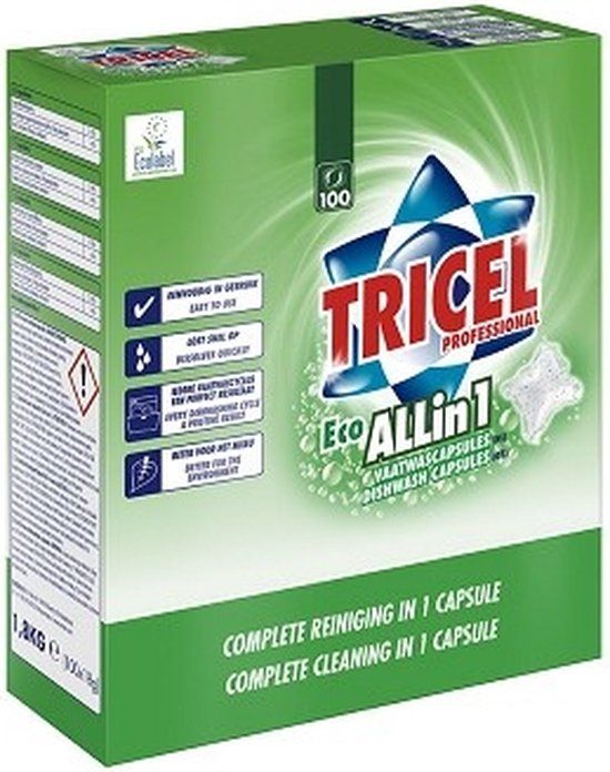 Tricel Vaatwascapsule ALLIN1 - 100 stuks