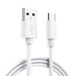 USB-kabel, USB 2.0 type A/M, micro-USB B/M, lengte 0,8 m, ideaal voor gegevensoverdracht en opladen